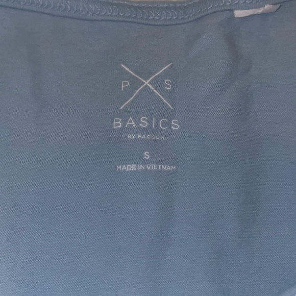 PACSUN Basics blue crop tank - Picture 3 of 3